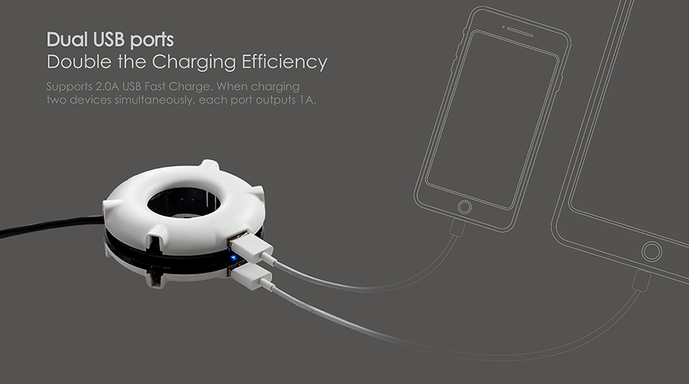 Power Bagel - Travel Power Strip