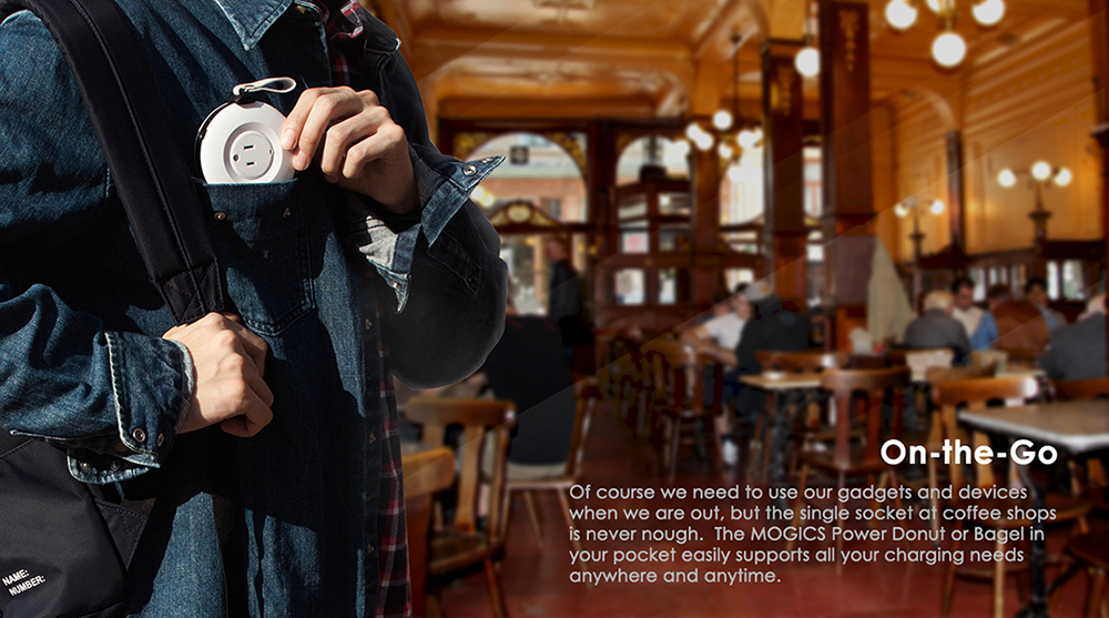 Power Bagel - Travel Power Strip