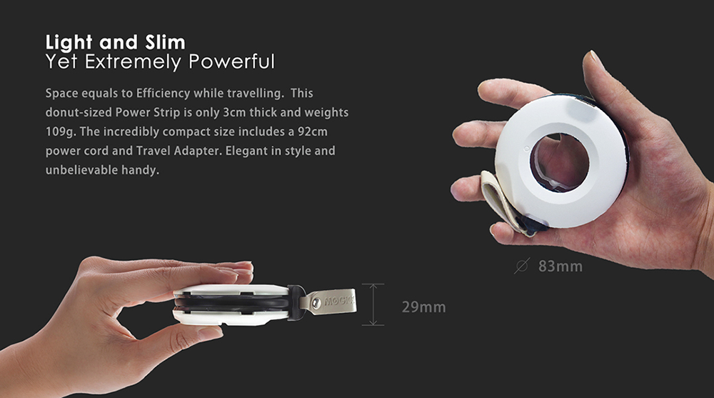 Power Bagel - Travel Power Strip